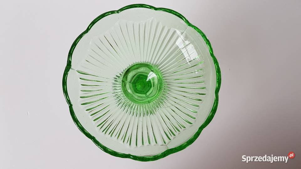 Mała patera paterka kat 2260 Ząbkowice kolorowe Porcelana i szkło