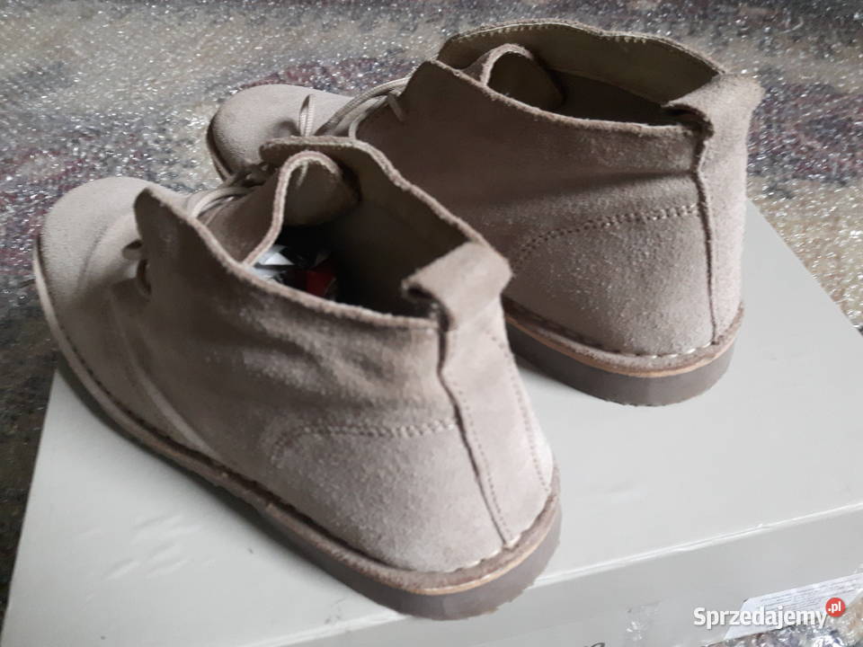 Trzewiki zamszowe męskie marki Kurt Geiger Kielce