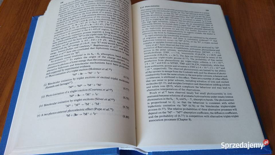 Photophysics of aromatic molecules John B Birks Książki naukowe i popularnonaukowe pomorskie Gdańsk