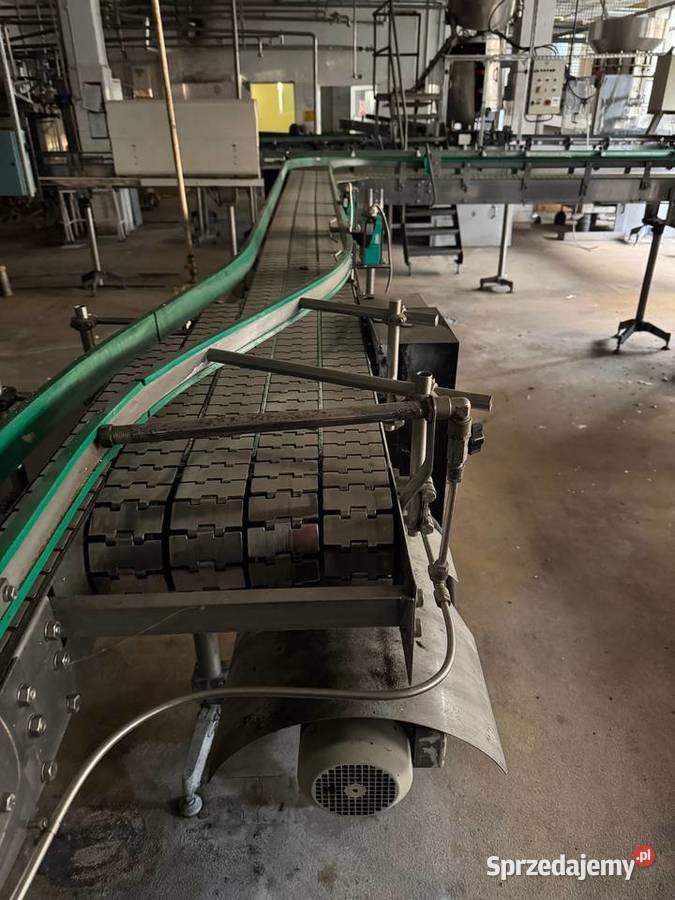 Transporter przenośnik płytkowy taśmowy stal Warka