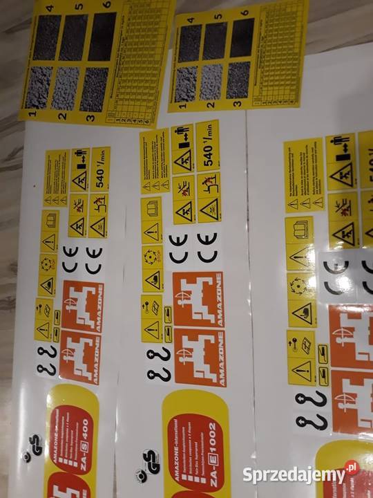 Naklejki na maszyny rolnicze Pleszew sprzedam