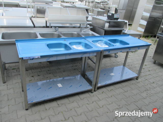 Zlew Gastronomiczny 2 Komorowy Z Półką 1206085 Ostrów Wielkopolski