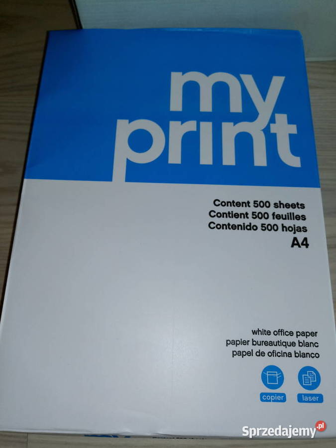 Papier ksero biały do drukarki A4 80g karton 4 Kraków