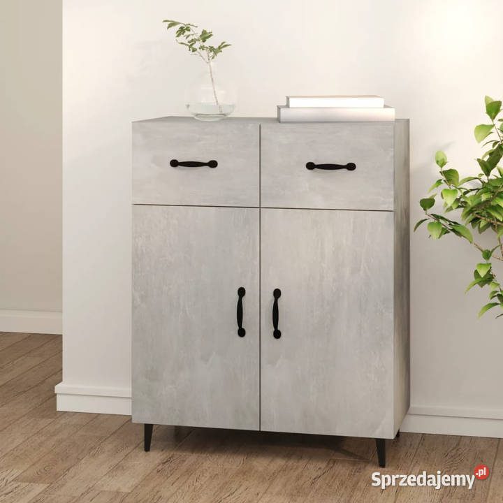 Szafka szarość betonu 695x34x90 materiał mazowieckie Warszawa