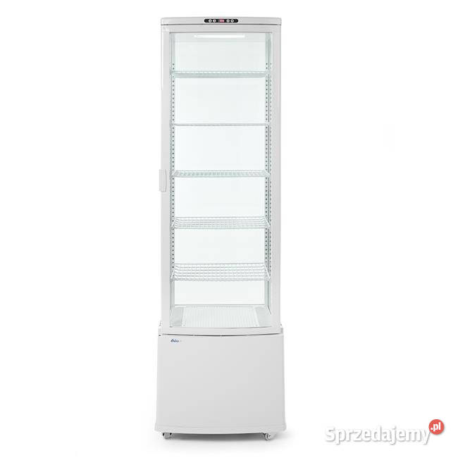 Witryna chłodnicza nastawna 280L Czarna Tarnów