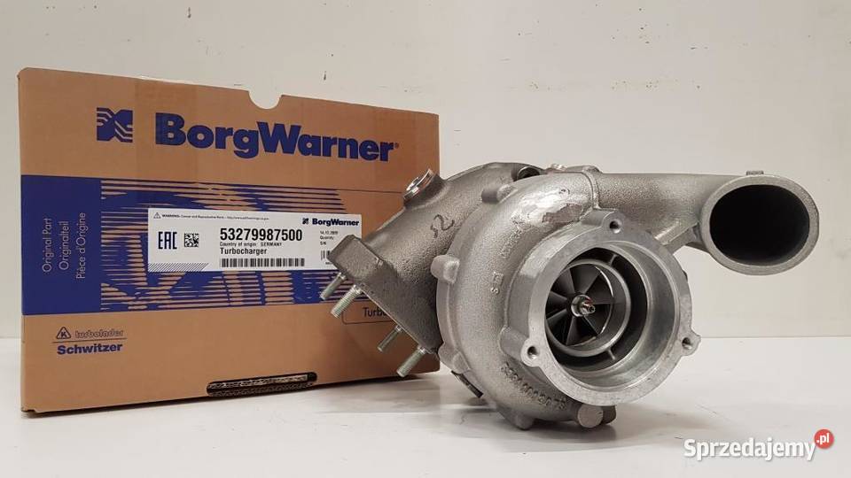 Nowa turbosprężarka BorgWarner KKK 53279987500 ciężarowe mazowieckie Siedlce