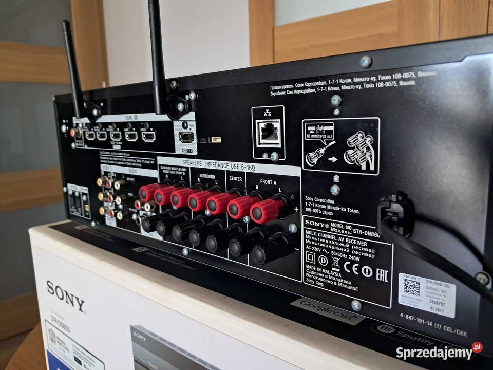 Amplituner SONY STRDN860 72 4K WiFi Stan podkarpackie Lesko