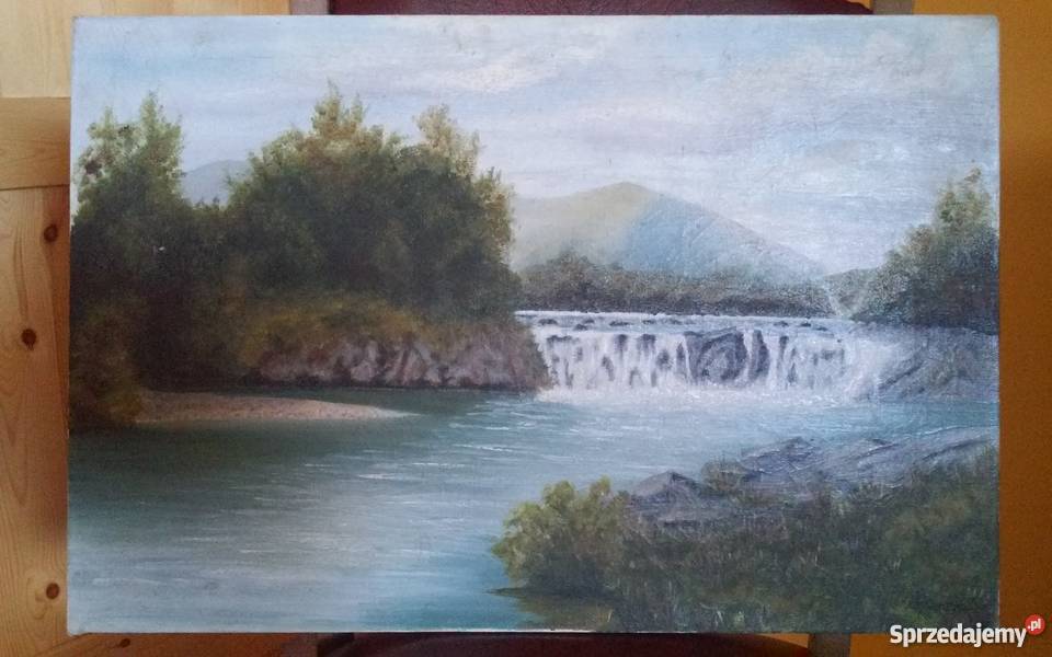 Stare obrazy olejne na płótnie sygnowane Antyki, Sztuka, Kolekcje Włocławek