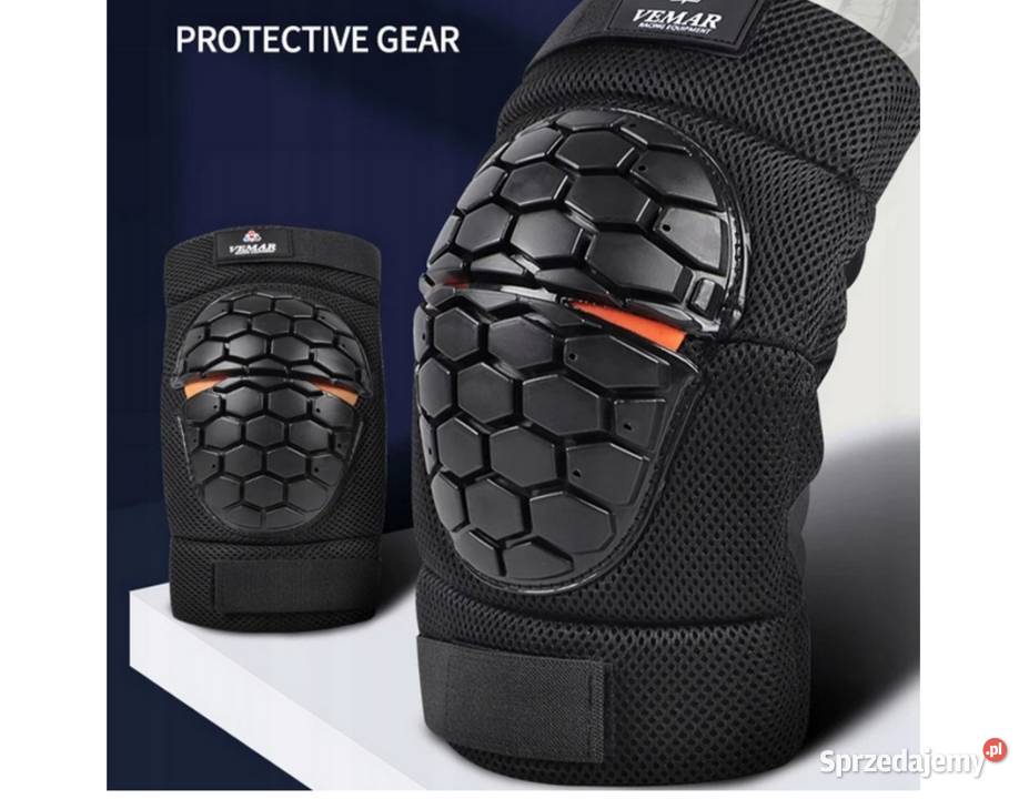 OCHRANIACZE MOTOCYKLOWE NA KOLANA