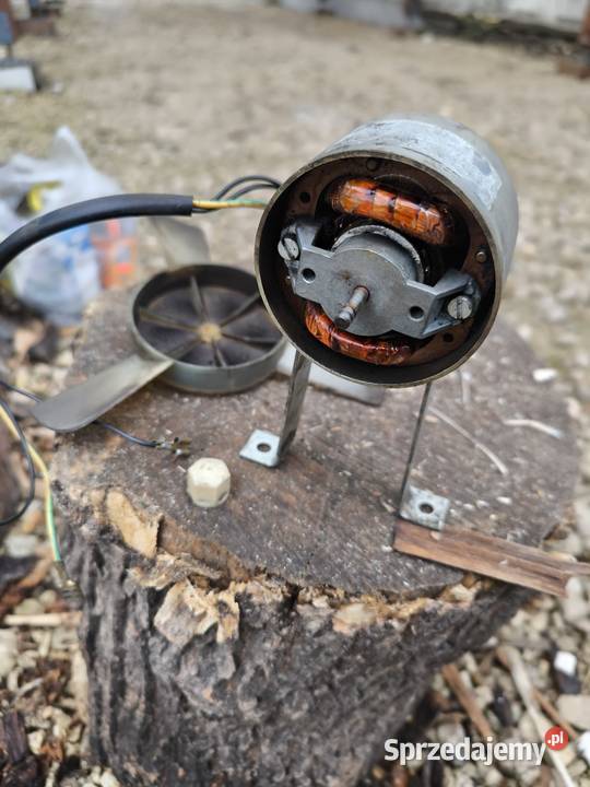 Silnik elektryczny z wiatrakiem z dawnych lat Radomsko