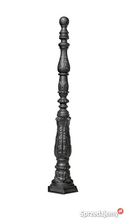 SŁUPEK ŻELIWNY OZDOBNY 120 OGRODZENIE ULICZNY Gołdap