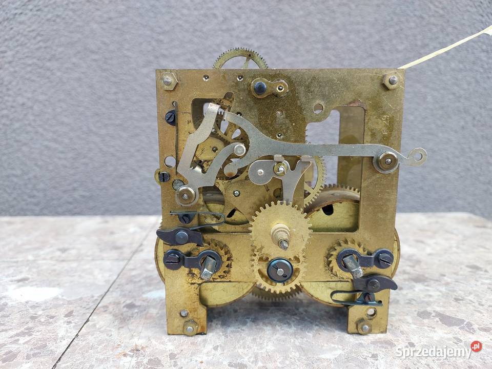 765 Mechanizm zegara ściennego P42 Gustav Becker Tczew sprzedam