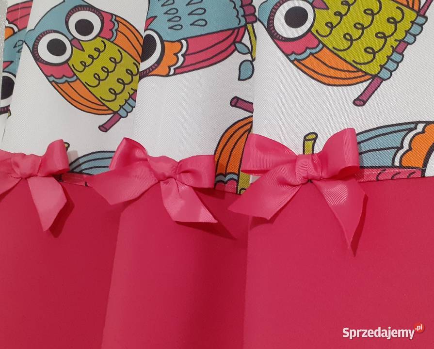 Firany zasłony zestaw wielokolorowy Mława