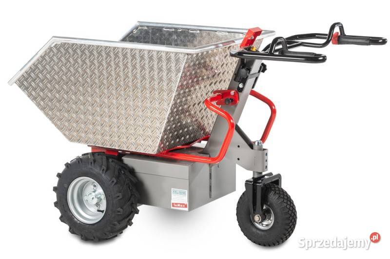 Taczka elektryczna terenowa TeMax produkcja Warszawa