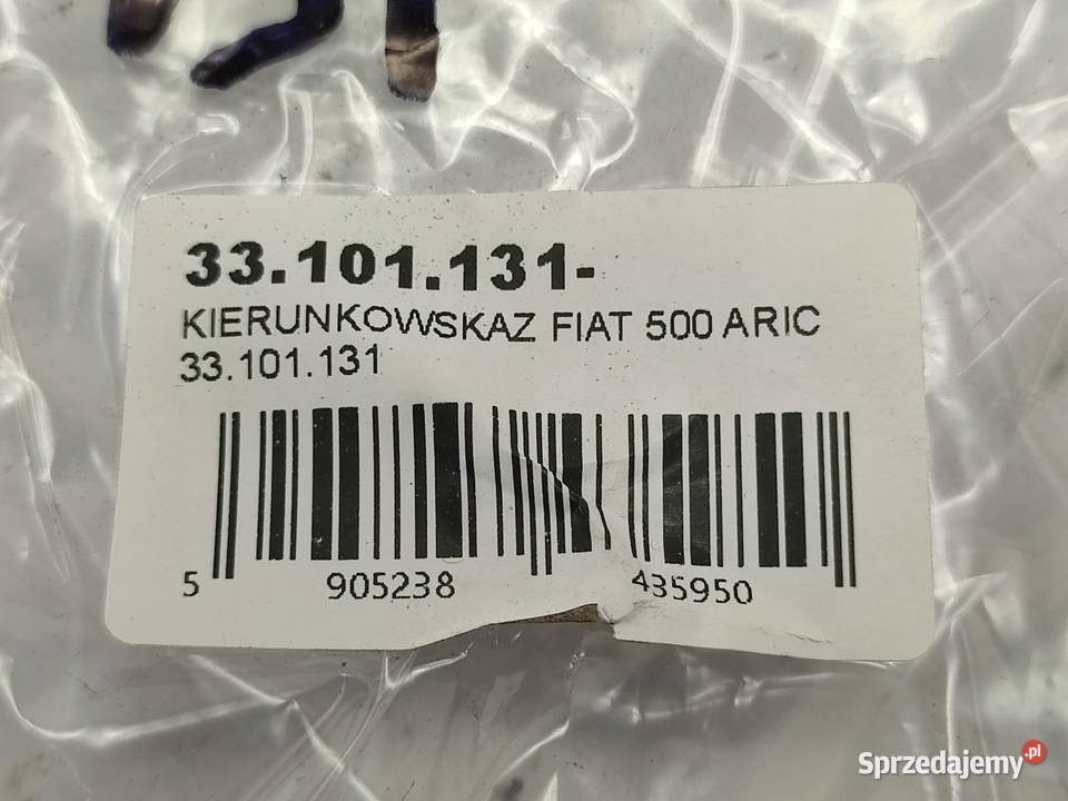 LAMPKA KIERUNKOWSKAZ FIAT 500 ARIC 33101131 osobowe