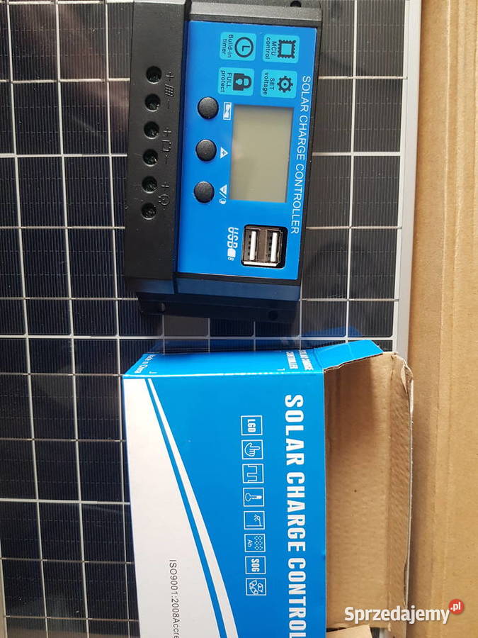 Panel solarny z kontrolerem sprzedam