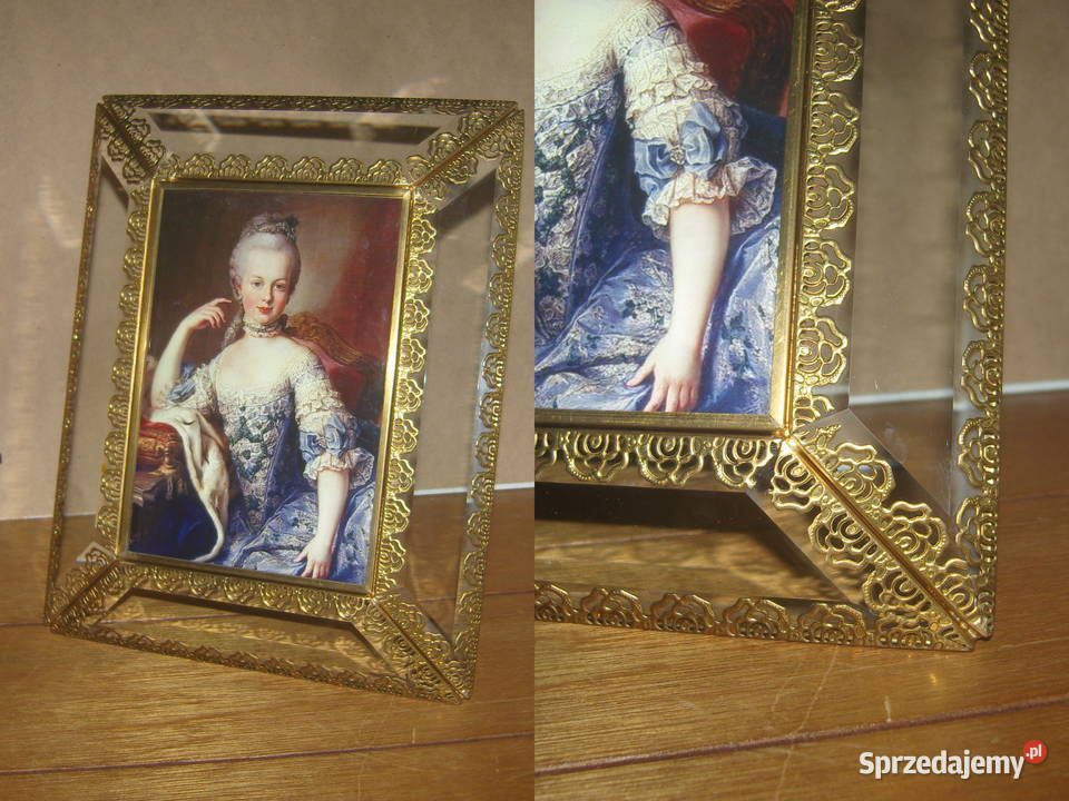 mosiężna ramka na zdjęcia