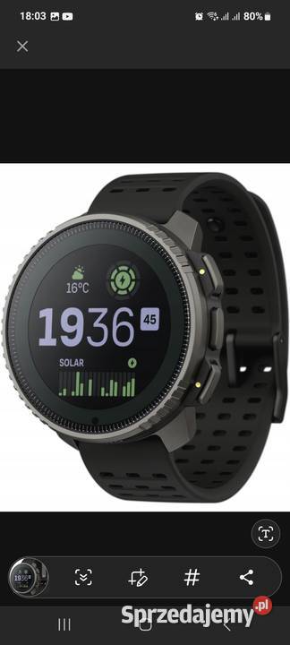 Zegarek sportowy suunto Vertical titanum solar