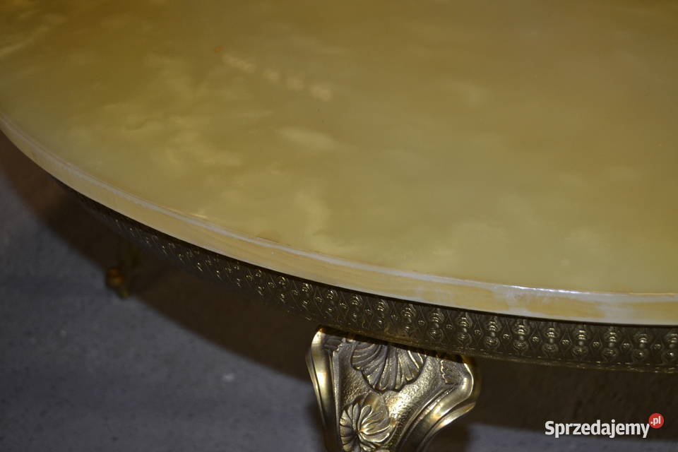 stolik okrągły onyx duży 100 Będzin sprzedam