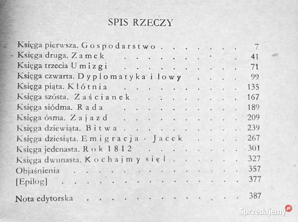 Pan Tadeusz Adam Mickiewicz Książki i Podręczniki lubelskie Chełm