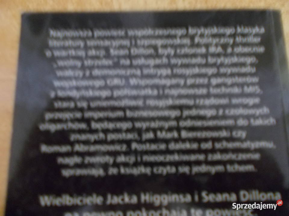 Jack Higgins Bez litości Głubczyce sprzedam