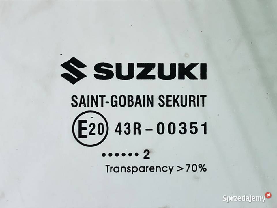 SZYBA DRZWI PRZÓD PRAWA SUZUKI SX4 SUV podkarpackie