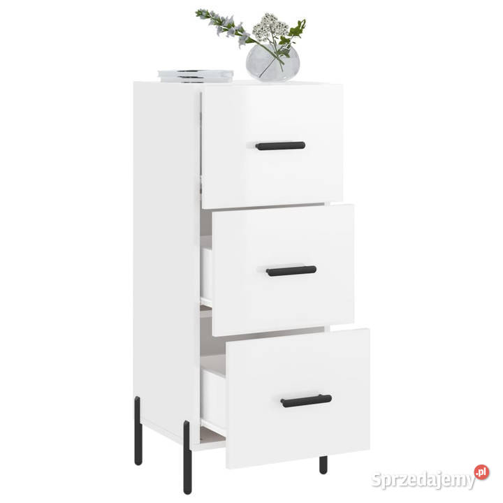 Szafka biała połysk 345x34x90 materiał Pozostałe Warszawa