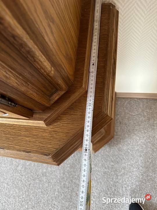 Biblioteka gabinetowa kredens witryna dębowa dąb Sypniewo sprzedam