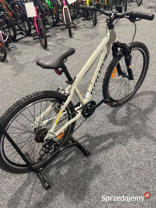 Rower dziecięcy KROSS Dust JR 10 Szary Rama S12 wielkopolskie Poznań