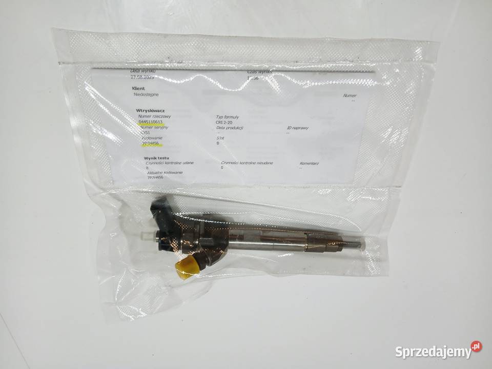 WTRYSKIWACZ BMW X1 F48 0445110613