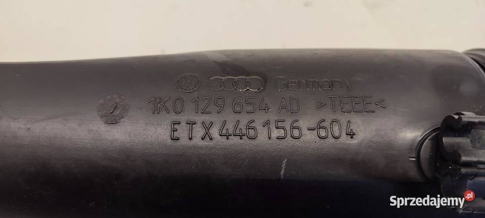 AUDI A3 8P RURA DOLOT POWIETRZA 1K0129654AD