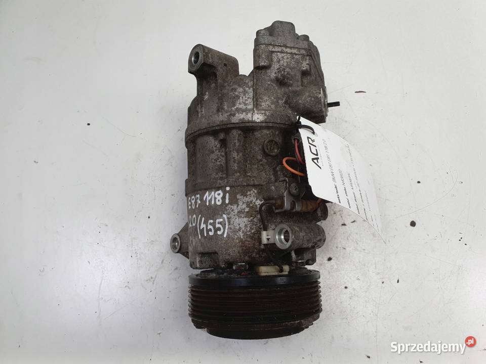 SPRĘŻARKA KLIMATYZACJI BMW E87 E90 20 i 9182794 lubelskie Chełm sprzedam