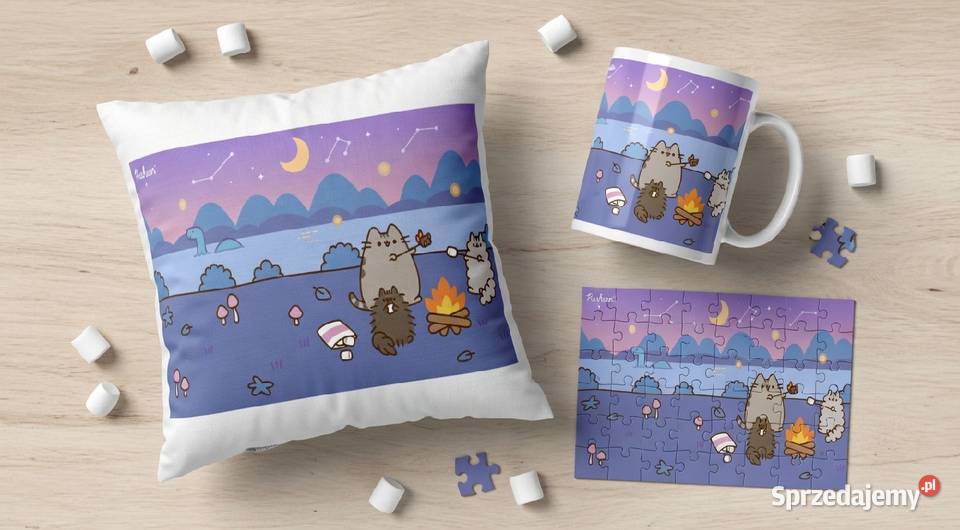 Pusheen prezent niej dziecka zestaw Poduszka mazowieckie sprzedam