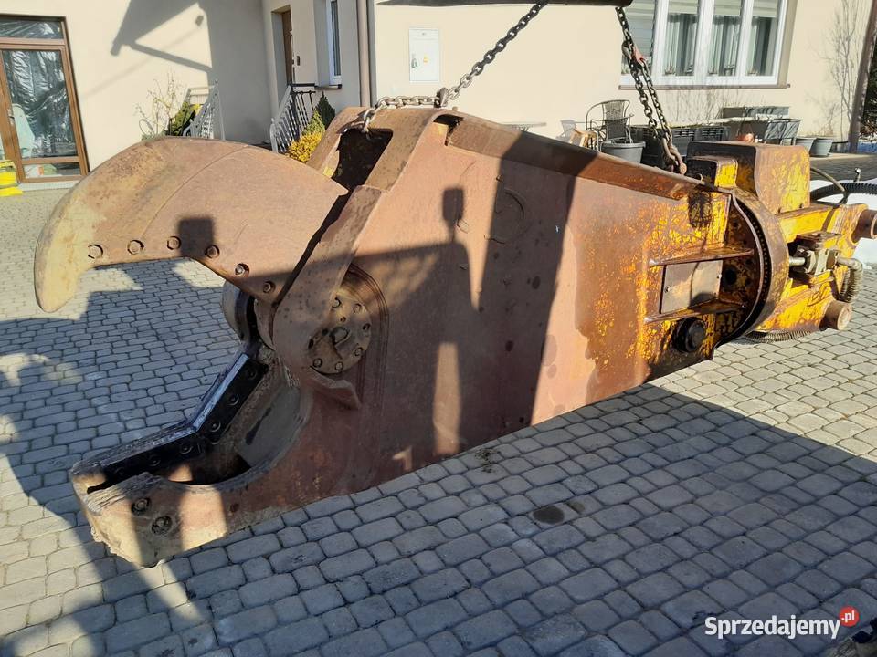 Nożyce hydrauliczne obrotowe do cięcia złomu Maków Podhalański sprzedam
