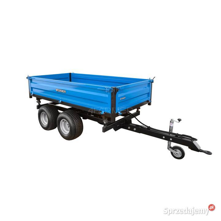 Przyczepa rolnicza dwuosiowa 25T z kiprem Tajęcina