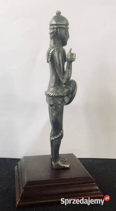 Stara srebrna figurka celtyckiego żołnierza kujawsko-pomorskie Toruń sprzedam