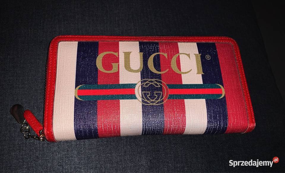 Damski portfel Gucci Baiadera Zip Around Dla kobiet Gdańsk