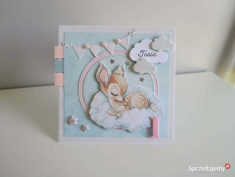Personalizowana kartka ręcznie robiona na Rękodzieło łódzkie Łódź