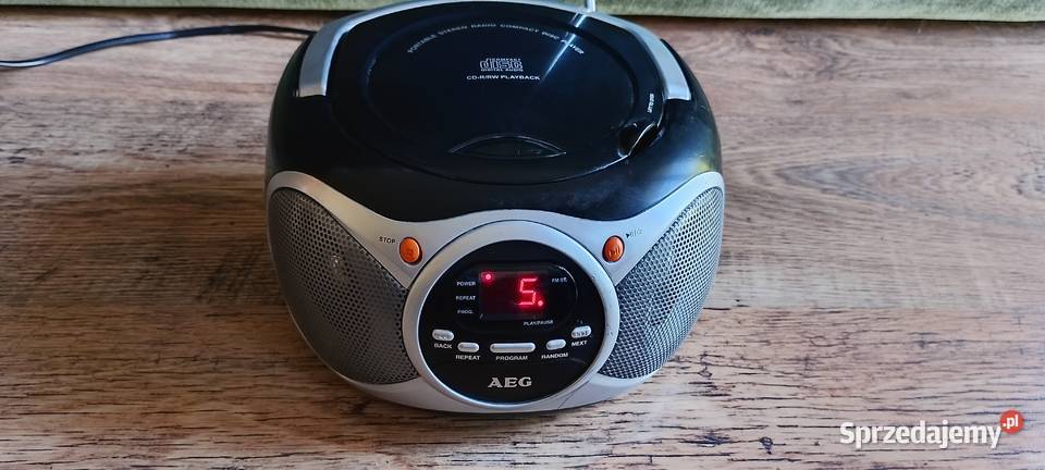 Niezawodny Boombox AEG SR 4351 CD Radio Stereo Wąbrzeźno