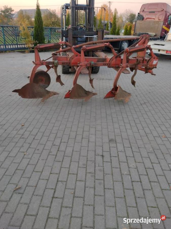 Pług 3 skibowy zagonowy kverneland fraugde Sośno