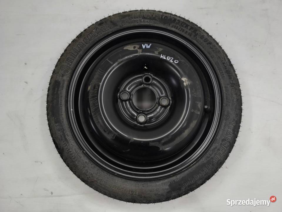 KOŁO DOJAZDOWE 4X100 14 VOLKSWAGEN SEAT sprzedam