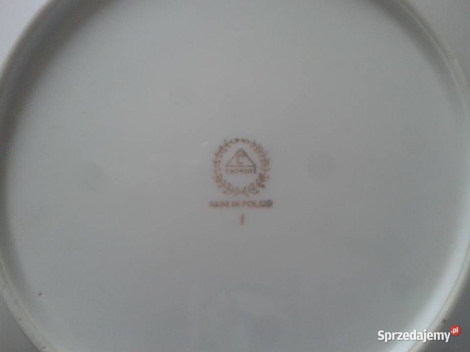 Komplet talerzy Chodzież Made in Poland vintage Będzinko