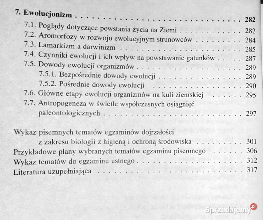Biologia Vademecum maturzysty Ewa PyłkaGutowska Rok wydania 1993 Chełm sprzedam