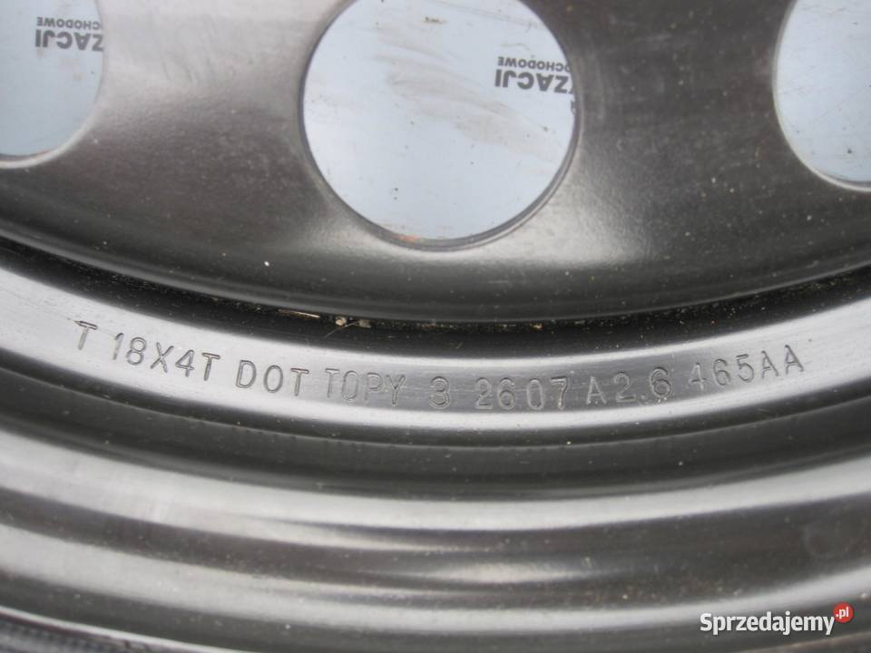 DODGE CHARGER CHALLENGER 300C koło dojazdowe Koła dojazdowe