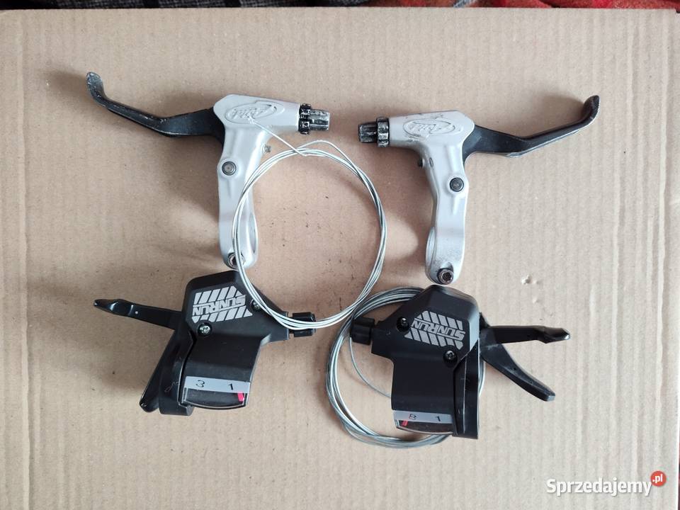 Manetki 3x8 biegów klamki hamulcowe Avid FR5