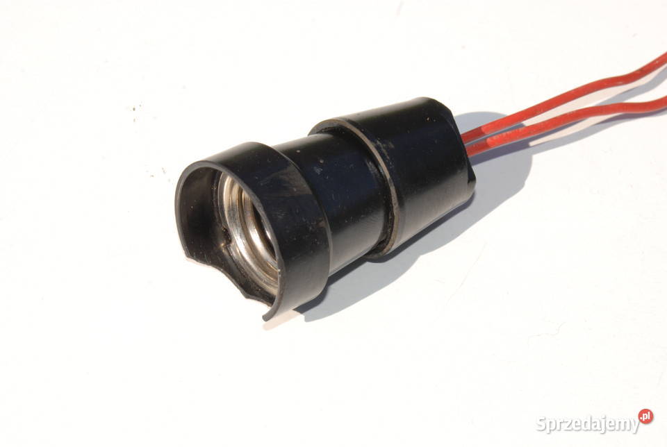 Stara oprawka mocowanie żarówki bakelitowe antyk śląskie Cieszyn