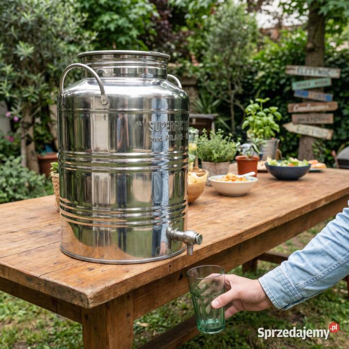 Beczka bańka nierdzewna inox z kranem 25L bimber Siemianowice Śląskie