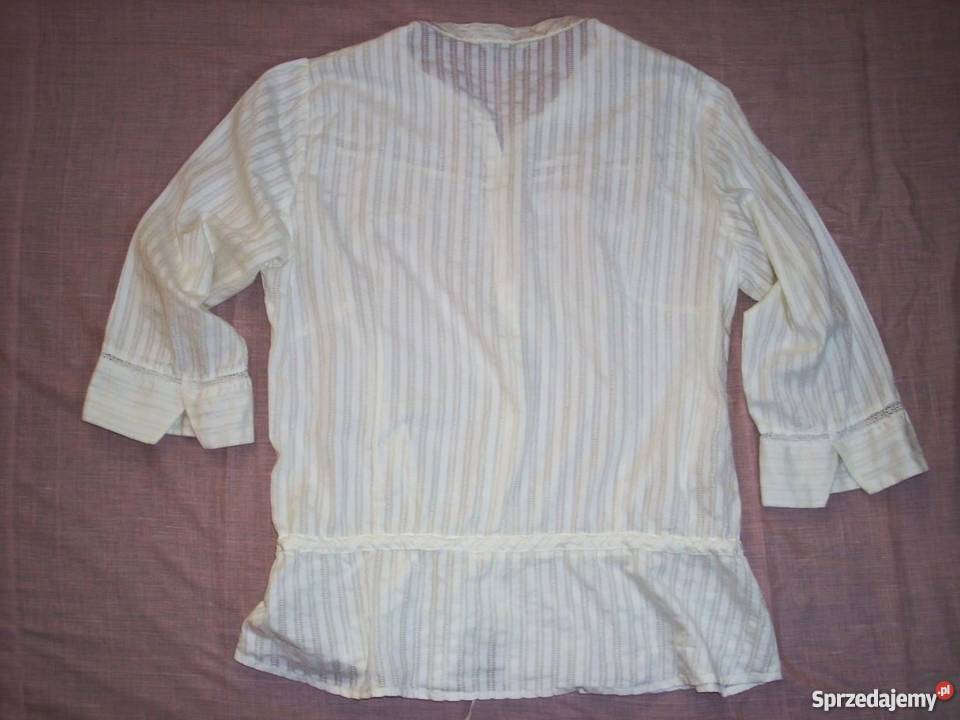 MarksSpencer Koszula Kremowa Bawełna 46 48 Nowy Sącz