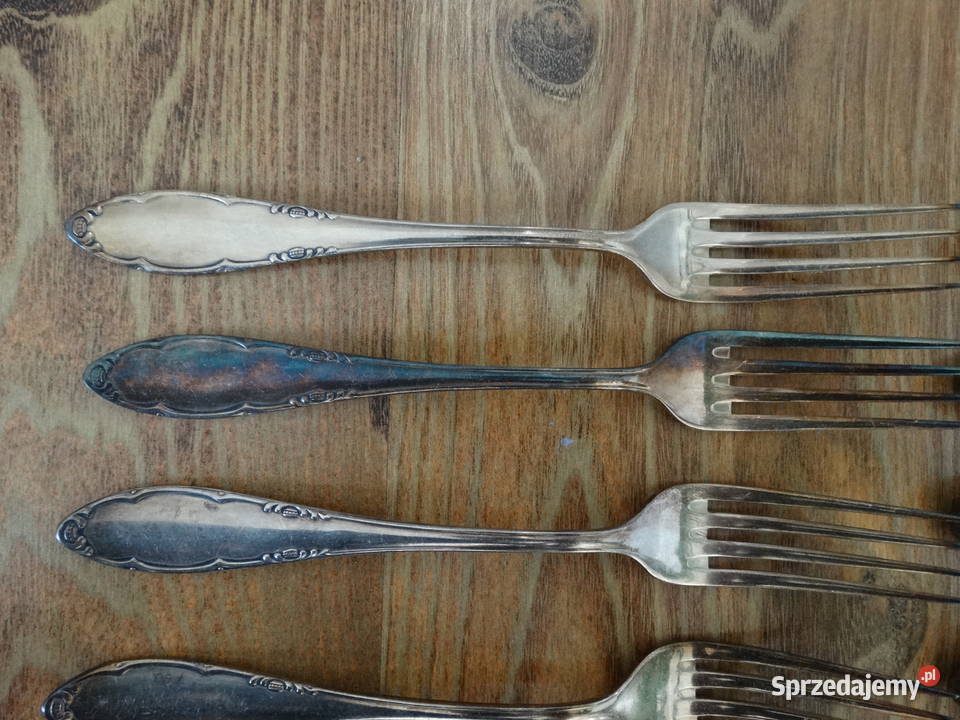 Stare posrebrzane sztućce marki COLSMAN