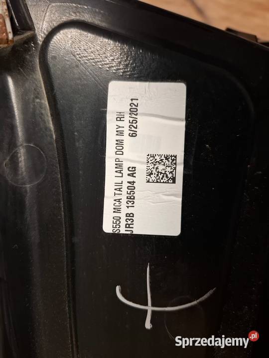 Lampy Tył Ford Mustang USA 20212 prawa lewa nieuszkodzony Świnoujście